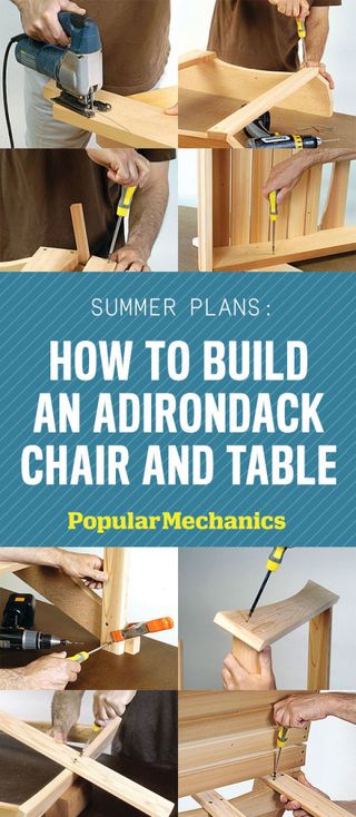 Easy Adirondack Chair Plans - How to Build Adirondack 