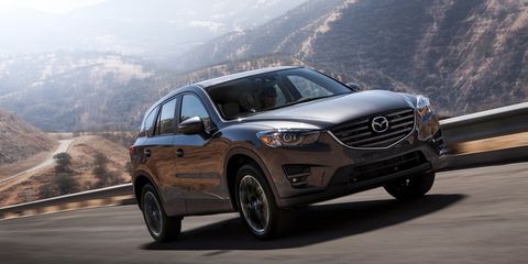 <p>In the base CX-5 Sport trim, you can get a six-speed manual. It'll come with a <a href="http://www.roadandtrack.com/new-cars/first-drives/reviews/a18705/2013-mazda-cx-5/">2.0-liter four-cylinder engine that makes a modest 155 hp</a>. Mazda is all about making a car engaging to drive, and the few that buy a manual crossover get what the brand is all about.</p>
