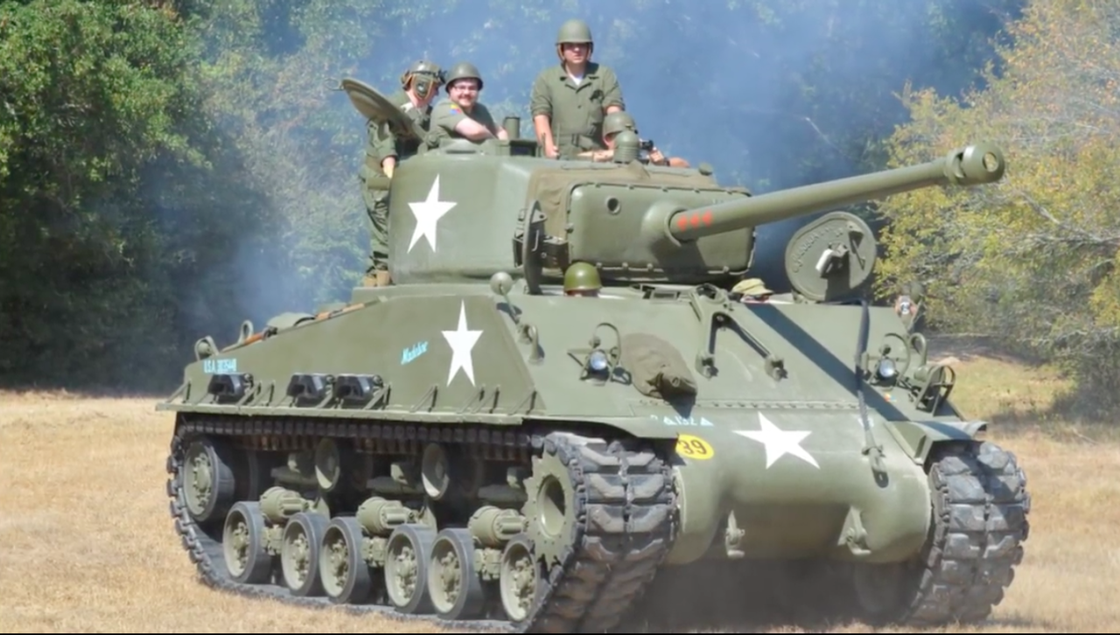 Up for Auction: One Fully-Restored Sherman Tank