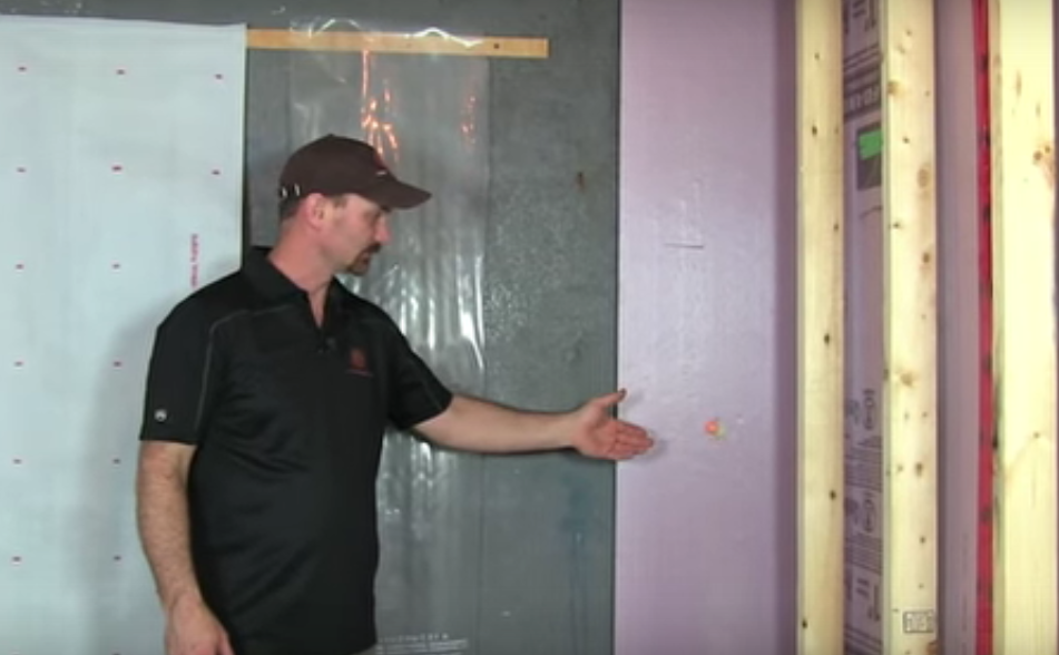 Be Sure To Use A Moisture Barrier When, How To Apply Vapor Barrier In Basement