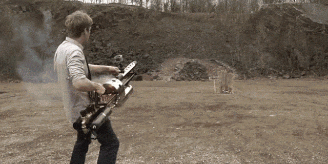 A Homemade Thermite Cannon Looks Like So Much Terribly Dangerous Fun