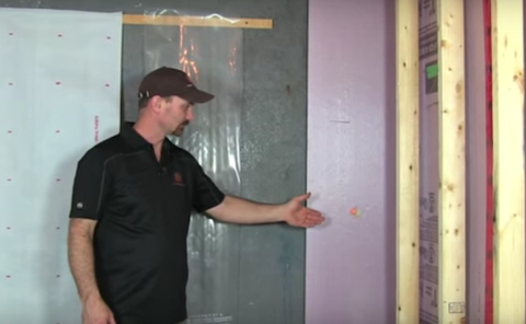 Be Sure To Use A Moisture Barrier When Building Out Your Basement Be Sure To Use A Moisture Barrier When, Moisture Barrier In Basement Walls