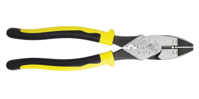 Klein Tools 8 inch Plastic Steel Long Nose Pliers Yellow 1 pack