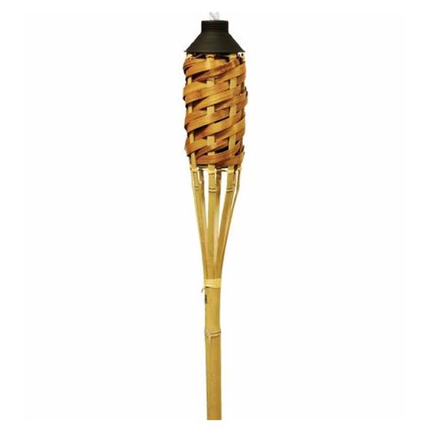 <p><strong><em>$8 for set of two, </em></strong><strong><em><a href="http://www.kmart.com/tiki-south-seas-torch-w-flamekeeper-trade-technology-2/p-043W006579872001P?prdNo=2&blockNo=2&blockType=G2" target="_blank">kmart.com</a></em></strong></p><p><a href="http://www.amazon.com/Patio-Essentials-Woven-Bamboo-Torch/dp/B00VI0KUF6/" target="_blank"></a></p><p>This super budget-friendly bamboo set is easily transportable around your yard without needing to stake them into the ground, and their wicks showcase a large, dramatic flame to really amp up the ambiance.</p><p><strong>More: </strong><a href="http://www.bestproducts.com/tech/electronics/g1329/best-outdoor-speakers-with-wires/" target="_blank">The Best Outdoor Speakers for Your Garden or Patio</a></p>