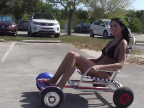 Diy hoverboard best sale go kart