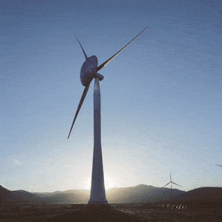 Wind turbine GIF