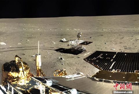 China's Chang'e 3 spacecraft which landed on the moon in December 2013.