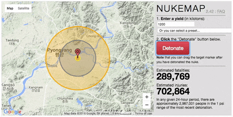 Nuke fallout over Pyongyang