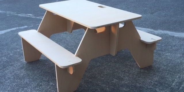 Make a Flat-Pack Picnic Table That You Can Always Bring With You