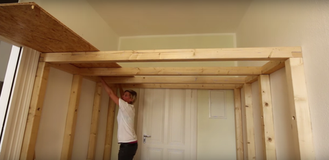 Build An Overhead Loft For A Small Room How To Lofted E Once You Feel That Ve Maxed Out The Floor E Of A Room It S Time To Build Up If Got High Ceilings An Overhead Loft Can Be Built And