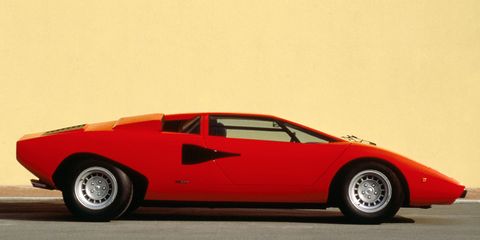 <p>There's a reason the Lamborghini Countach has come to define the supercar. Its Marcello Gandini-penned wedge shape is striking, but pure in its simplicity. An <a href="http://www.roadandtrack.com/car-culture/g6084/1977-lamborghini-countach-lp400-periscopo-photo-gallery/" target="_blank">early LP400 Countach</a> like the one pictured above would make an excellent Lego kit thanks to its especially clean shape.</p>