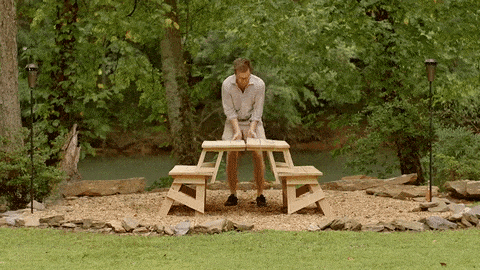 How to Build a Convertible Picnic Table That's Made From ...