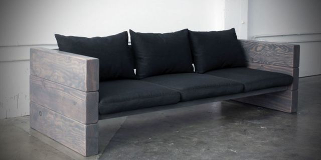 Respiración Dictadura salario How to Make a Modern Outdoor Sofa for Cheap - Best DIY Patio Couch
