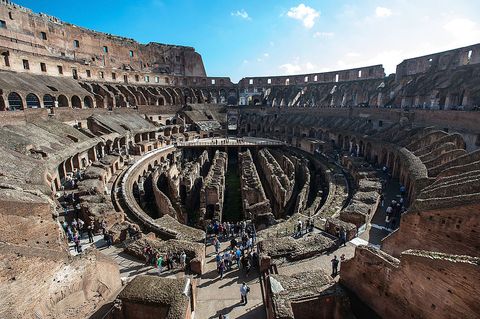 Architecture, Ancient rome, Landmark, Ancient history, Amphitheatre, History, Tourism, Wonders of the world, Ancient roman architecture, Ruins, 