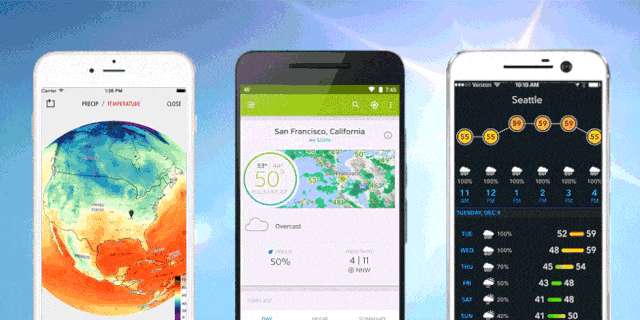 best weather apps Android and iOS