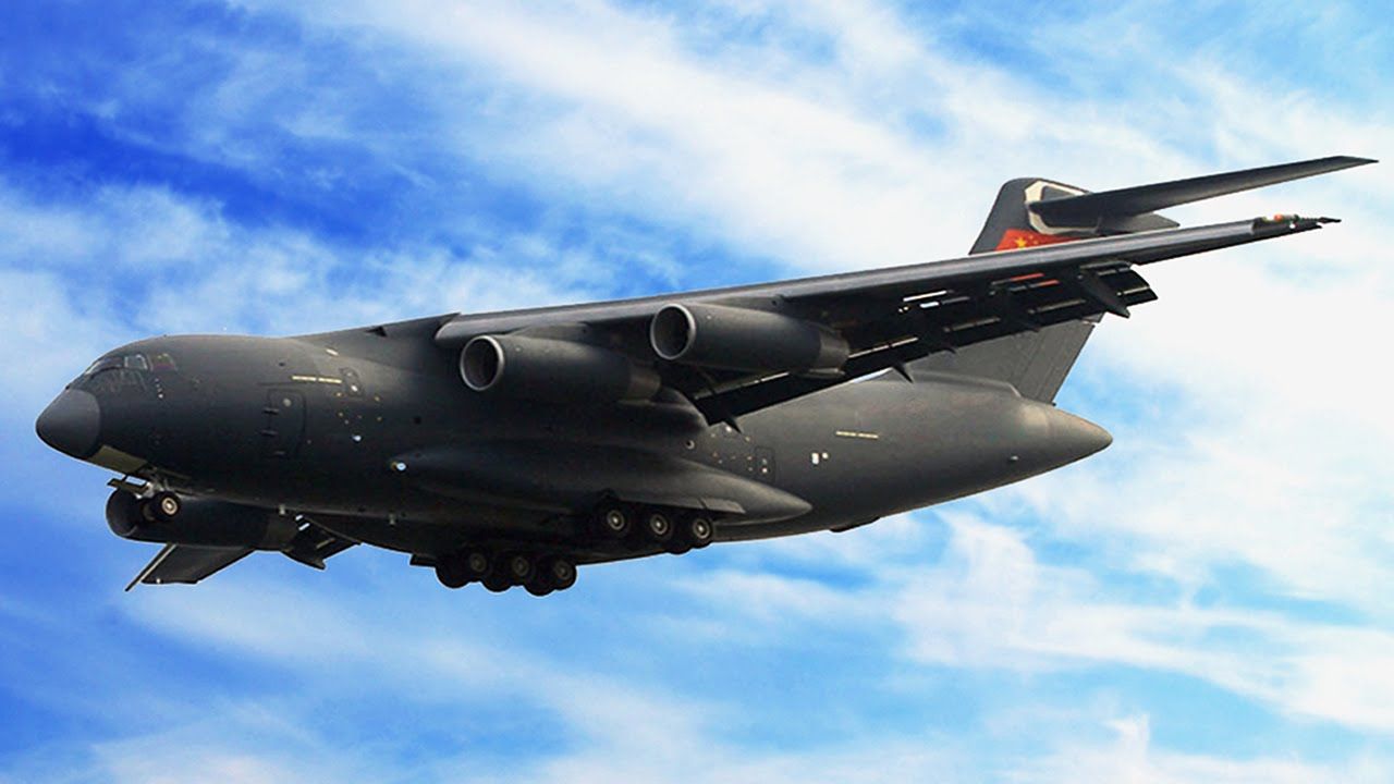 china's new y-20 is the largest military aircraft currently in production