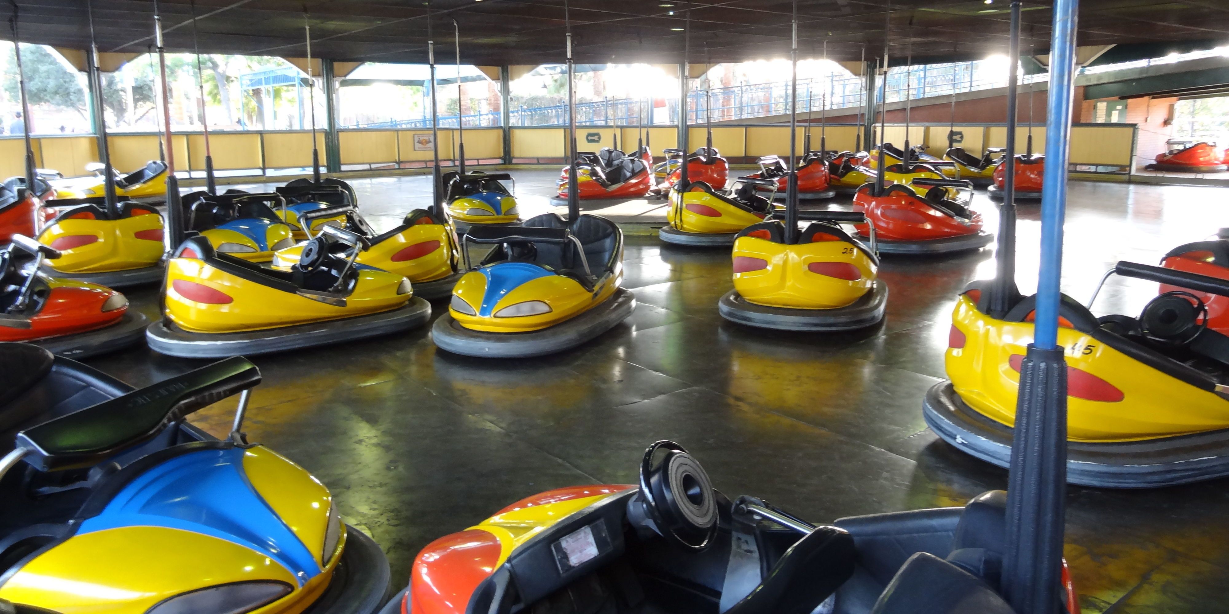 the bumper cars