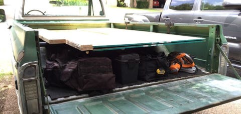 How To Build A Plywood Rack For Your Pickup Truck Plywood Truck Rack