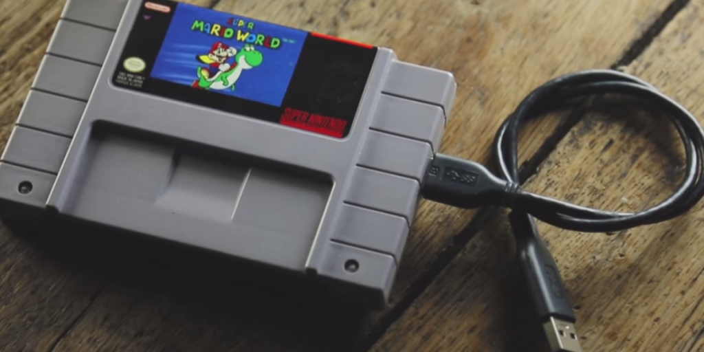 How to Transform a Nintendo Game Cartridge Into a Hard Drive Case