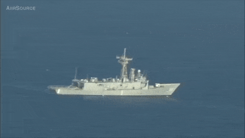 Watch The Navy Send A Retired Frigate Out With A Bang