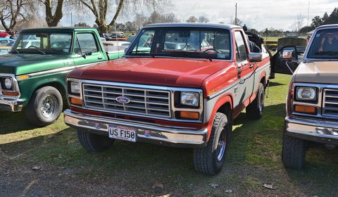 <p>Ford's 1980 F-150 was a breakthrough machine. It was not only lighter, more fuel-efficient and more aerodynamic than the trucks that had come before, but it debuted a daring new 4WD front suspension. Ford ditched the industry-standard solid front axle for a new Twin-Traction Beam, which made it the first commercially successful 4WD independent suspension on a big pickup. Yes, Jeep had pioneered the idea on its Gladiator pickup truck in the 1960s, but the option was unpopular and short lived. Ford's system used two long arms that pivoted in the center. The differential was cast into the left side arm. This suspension design reduced unsprung mass by about 50 pounds and created a much smoother ride.</p>