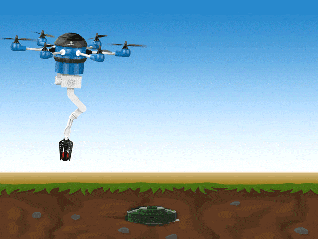 How the Mine Kafon Drone works