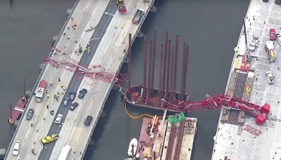Massive Crane Collapse in New York Halts Traffic on Major Bridge