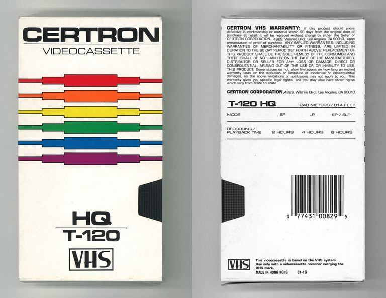 Blank VHS Tape Covers Were Actually Kind of Beautiful
