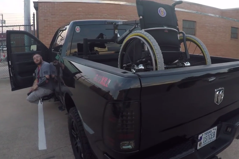 How A Man With No Legs And Only One Arm Drives His Truck