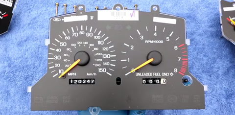 2003 chevy suburban instrument cluster not working