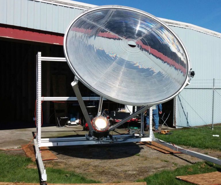 Solar Focusing Water Purification