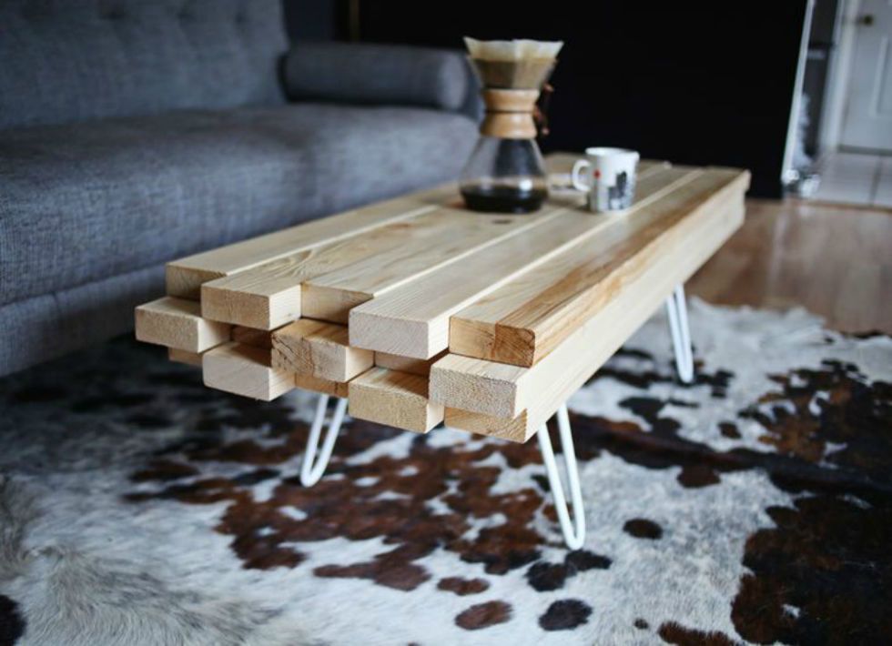 coffee table,  2x4 projects