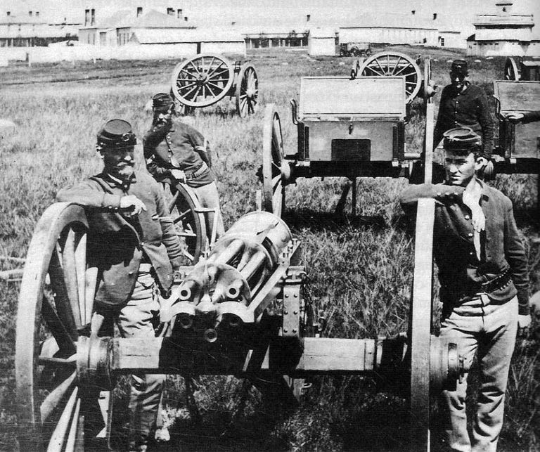 The inventor of the Gatling gun wanted it to save lives