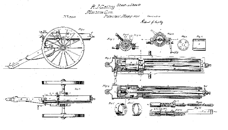 The inventor of the Gatling gun wanted it to save lives
