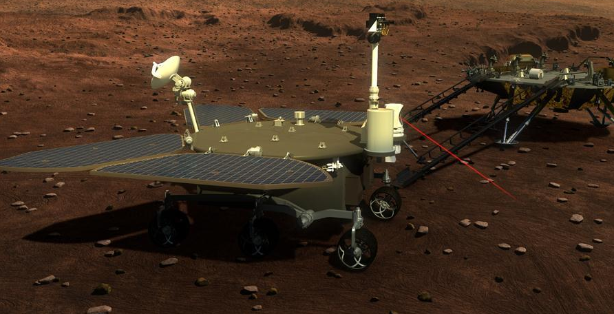 An artist's conception of the Chinese 2020 rover