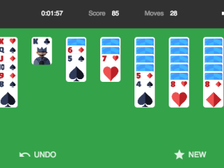 Google Solitaire - Highest possible score: 1000 