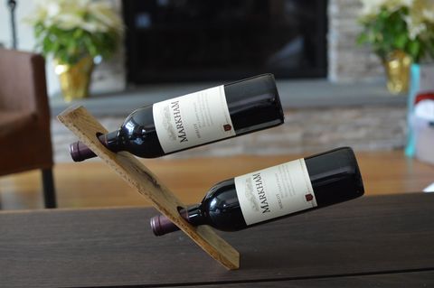 Free-Standing Balancing Wine Bottle Holder Anti-Gravity