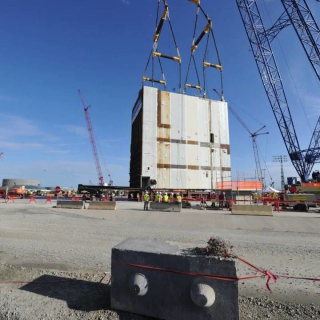 CA20 Module Installation at Vogtle Nuclear Power Plant