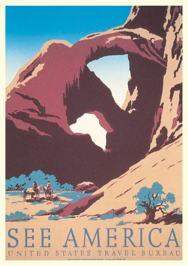 Geology, Poster, Formation, Illustration, Painting, Arch, Paint, Visual arts, Natural arch, Drawing, 