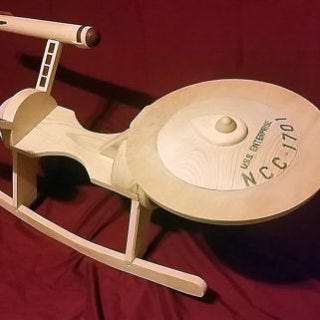 USS Enterprise Rocking Horse Brings Star Trek to the Next Generation