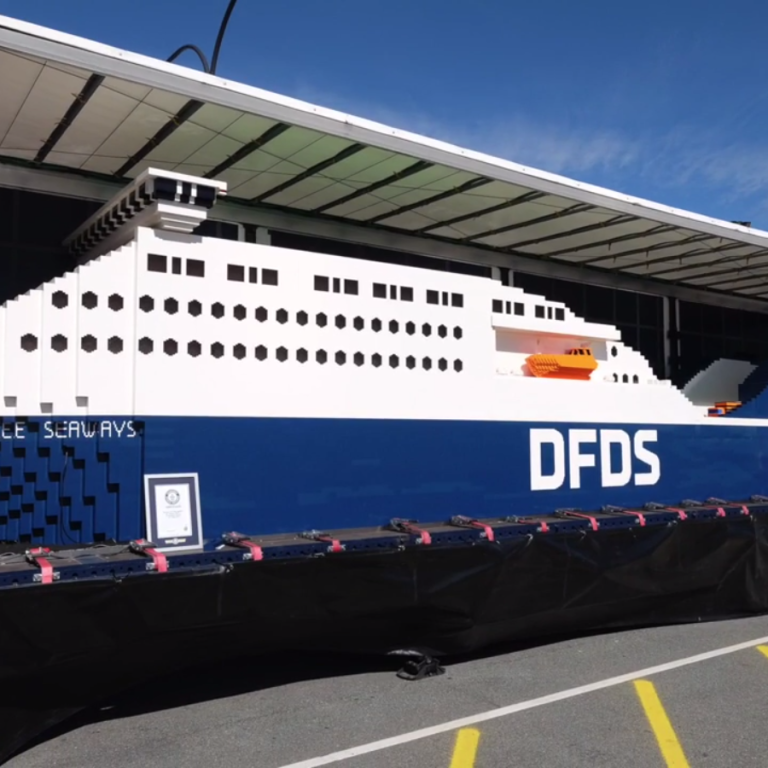 Behold a 40 Foot 3 Ton Ship Made of Legos