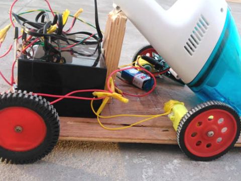 Floor cleaning robot store project using arduino