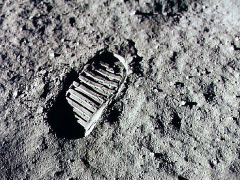 Moon footprint