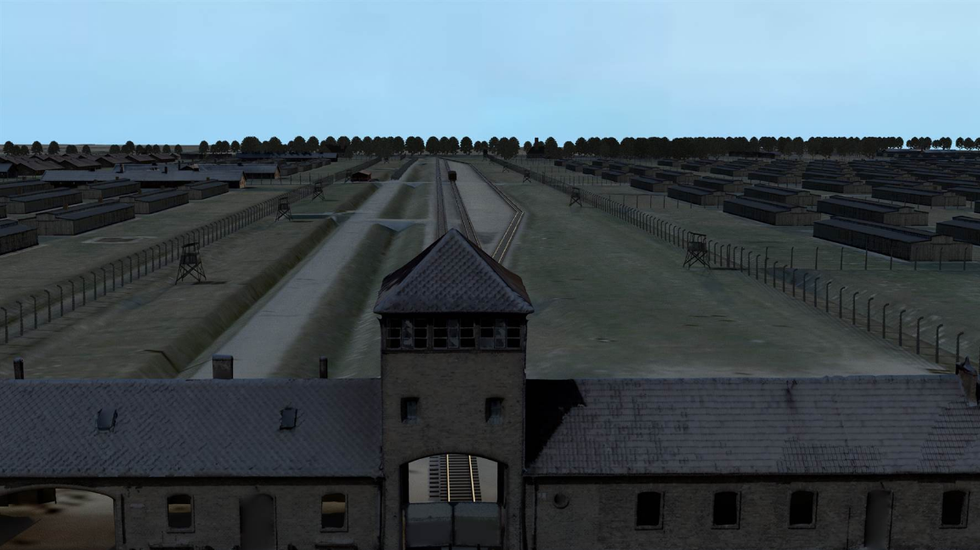 The infamous Auschwitz train station, recreated in VR