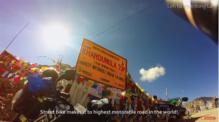 Motorbike ride India