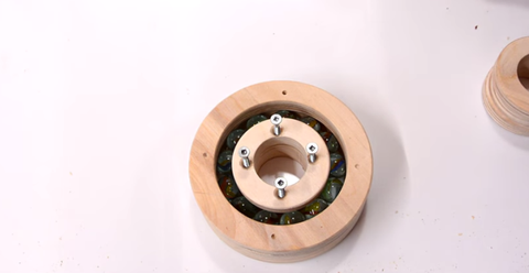 Wooden ball bearings