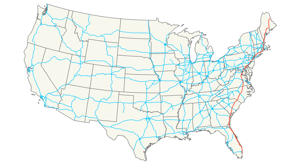 Longest Interstates in the U.S. - 7 of the Longest U.S. Interstates