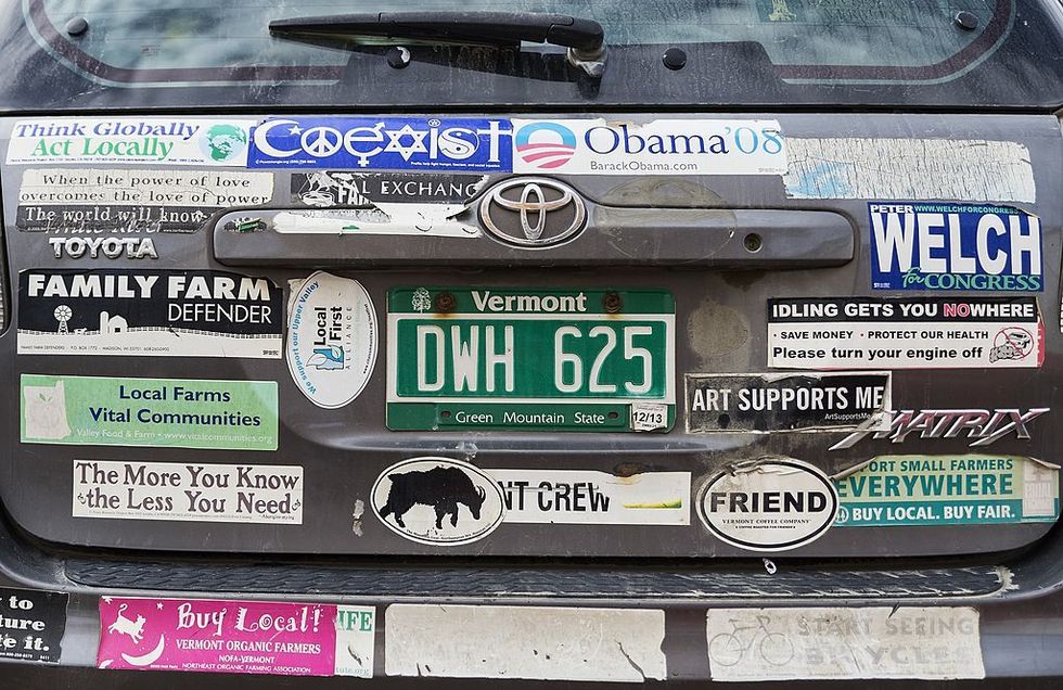 <p>Whether it's for a cause, band, or somewhere you've visited, bumper stickers help you express yourself. But if your tastes change or you decide you don't like the look, <a href="https://www.yourmechanic.com/article/how-to-take-stickers-off-your-car-by-brent-minderler"><u data-redactor-tag="u">peeling off&nbsp;a sticker</u></a>&nbsp;can leave unsightly residue. You can melt the gunk off with some newspaper and a little water. Dampen a sheet of newspaper and lay it over the leftover sticker. After about 15 minutes the residue will soften up and be easy to wipe away. You can use the side of a credit card to scrape off extra sticky leftovers, but use a gentle touch so you don't <a href="https://www.yourmechanic.com/article/how-to-repair-scratches-on-a-car"><u data-redactor-tag="u">scratch the paint</u></a>.<span class="redactor-invisible-space" data-verified="redactor" data-redactor-tag="span" data-redactor-class="redactor-invisible-space"></span></p>