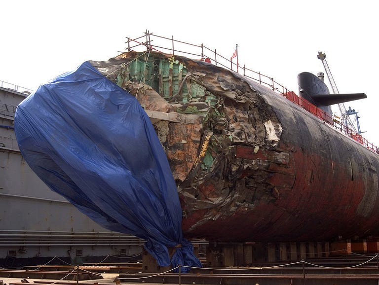 In 2005, a U.S. Navy Sub Ran Into a Mountain