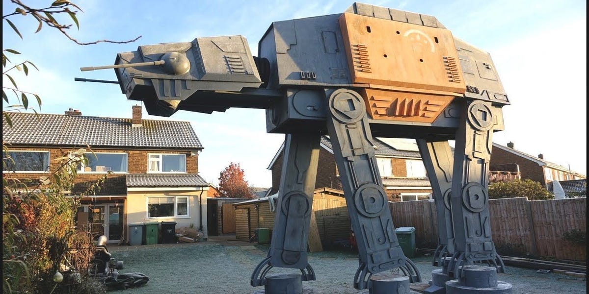 This Giant Replica AT-AT Clubhouse Is a Childhood Dream Come True